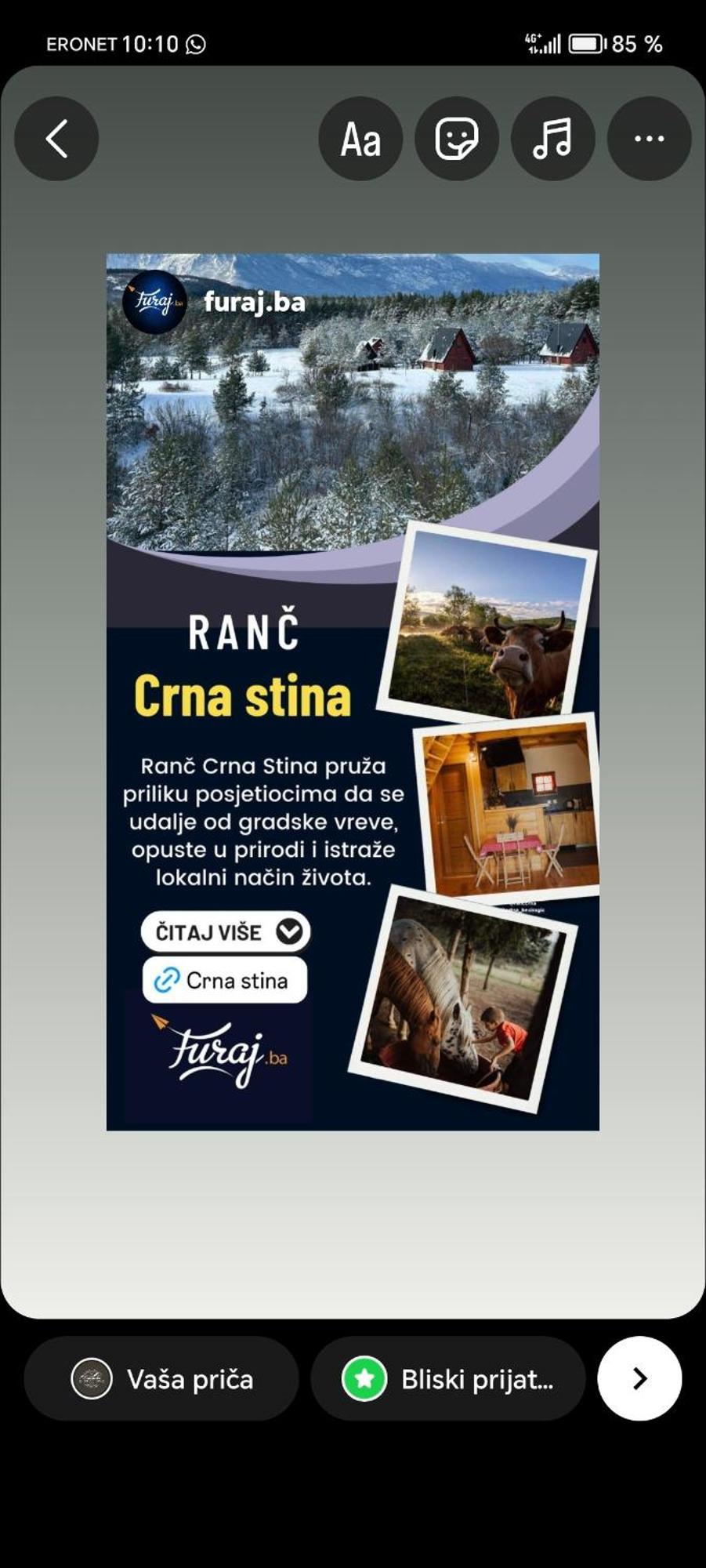 Ranc Crna Stina Villa Livno Exteriör bild